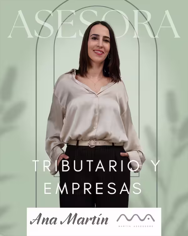 Retrato profesional de Ana Martín, socia directora de Martín Assessors