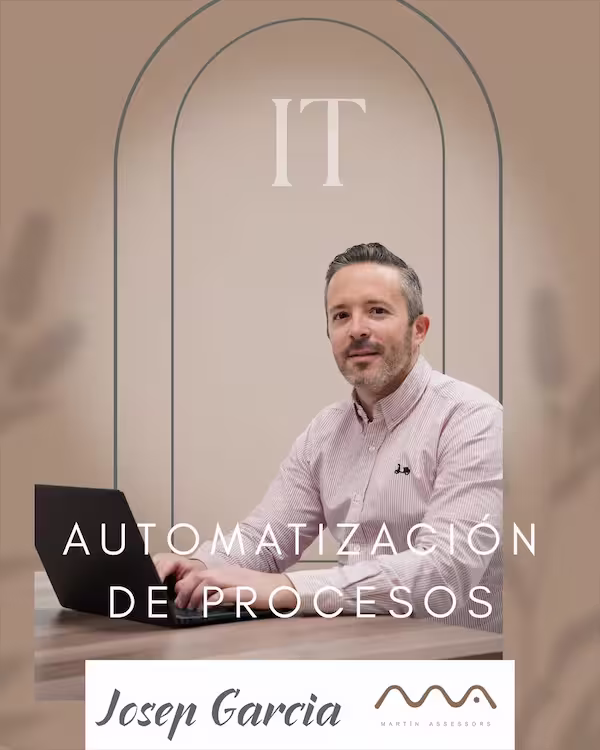 Retrato profesional de Josep Garcia, consultor estratégico