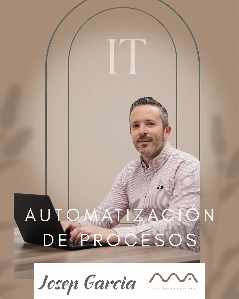 Retrato profesional de Josep Garcia, consultor estratégico